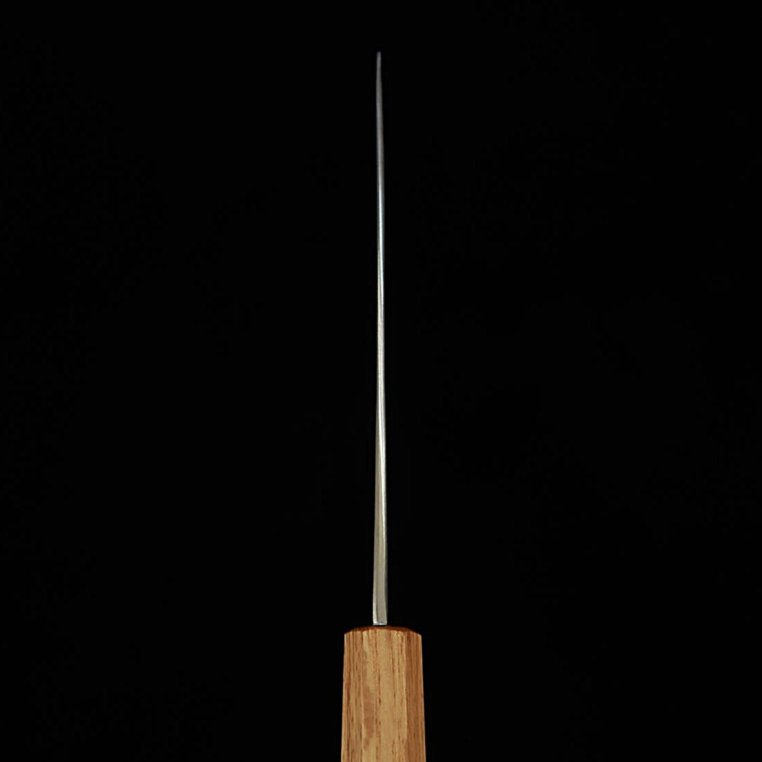 MIURA Nakiri Aogami No. 2 Nashiji Oak Handle (180mm)