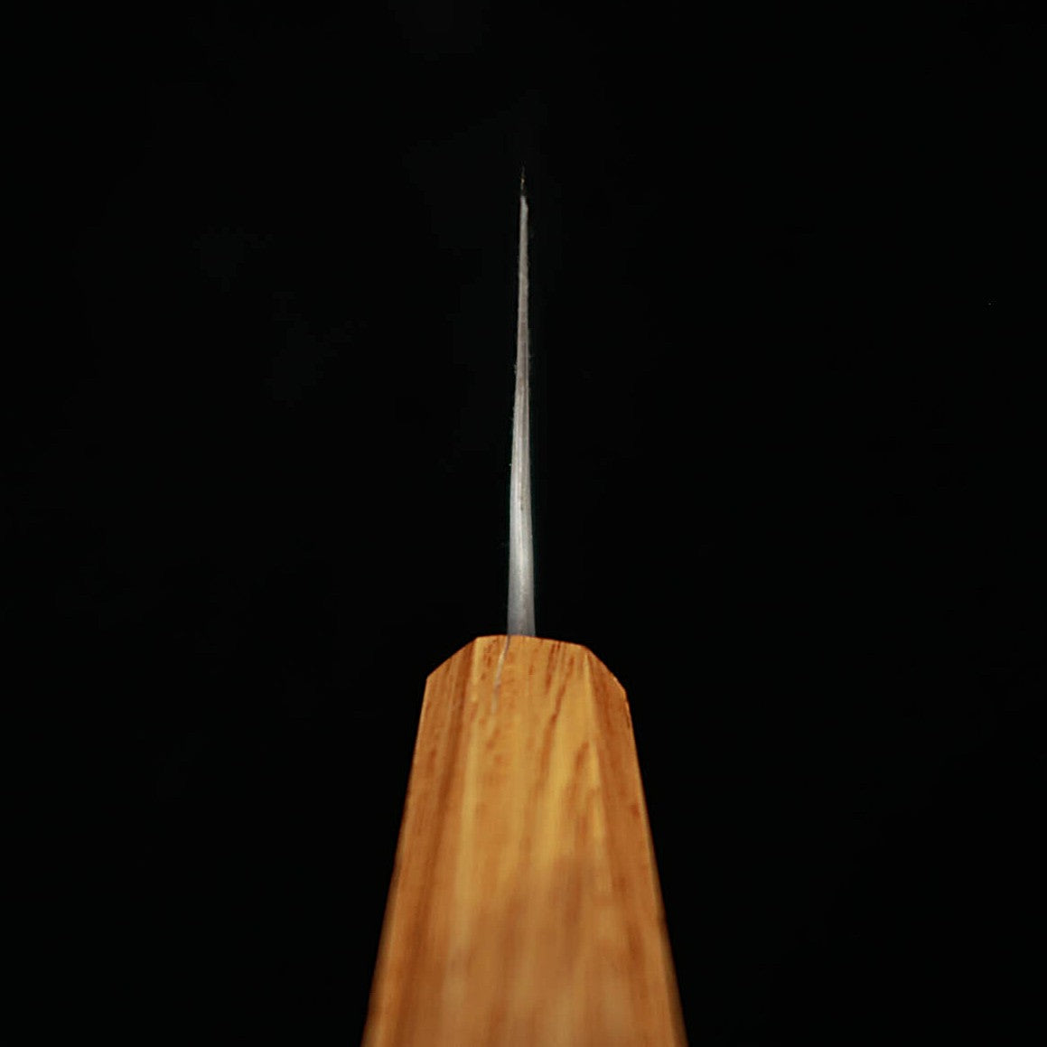 MIURA Nakiri Aogami No. 2 Nashiji Oak Handle (180mm)