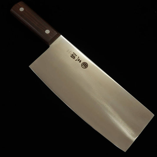 MIURA Chinese knife, SK material, all steel, rosewood handle (220mm)