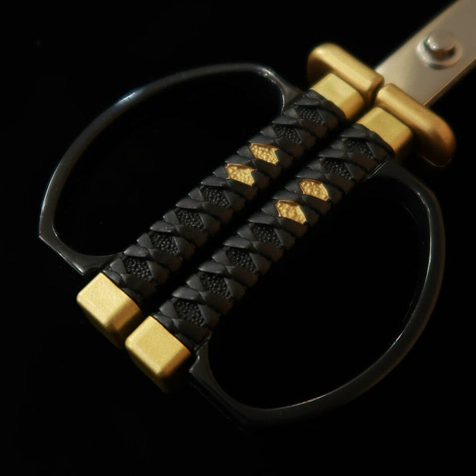 Nikken Cutlery Japanese Sword Scissors with Stand, Sanada Yukimura