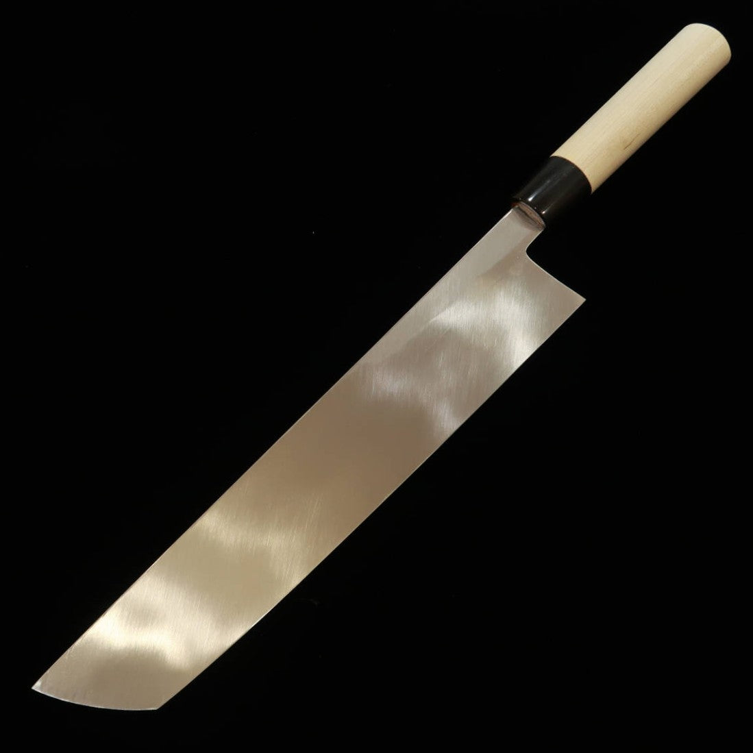 Miura Hamo Knife, Shirogami No. 2, Buffalo Buffalo Round Handle (330mm)