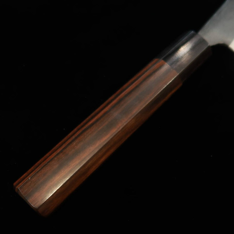 Sakimaru Sujihiki MIURA by Shindo Aogami No. 2, Ebony Octagonal Handle (240-330mm)