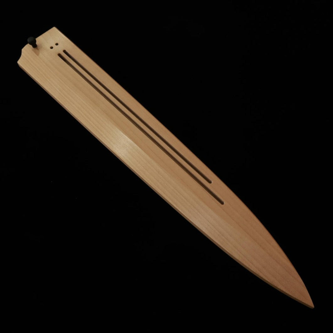 Étui de protection Wasami en bois (Magnolia) pour couteau Yanagiba (270 à 300 mm)