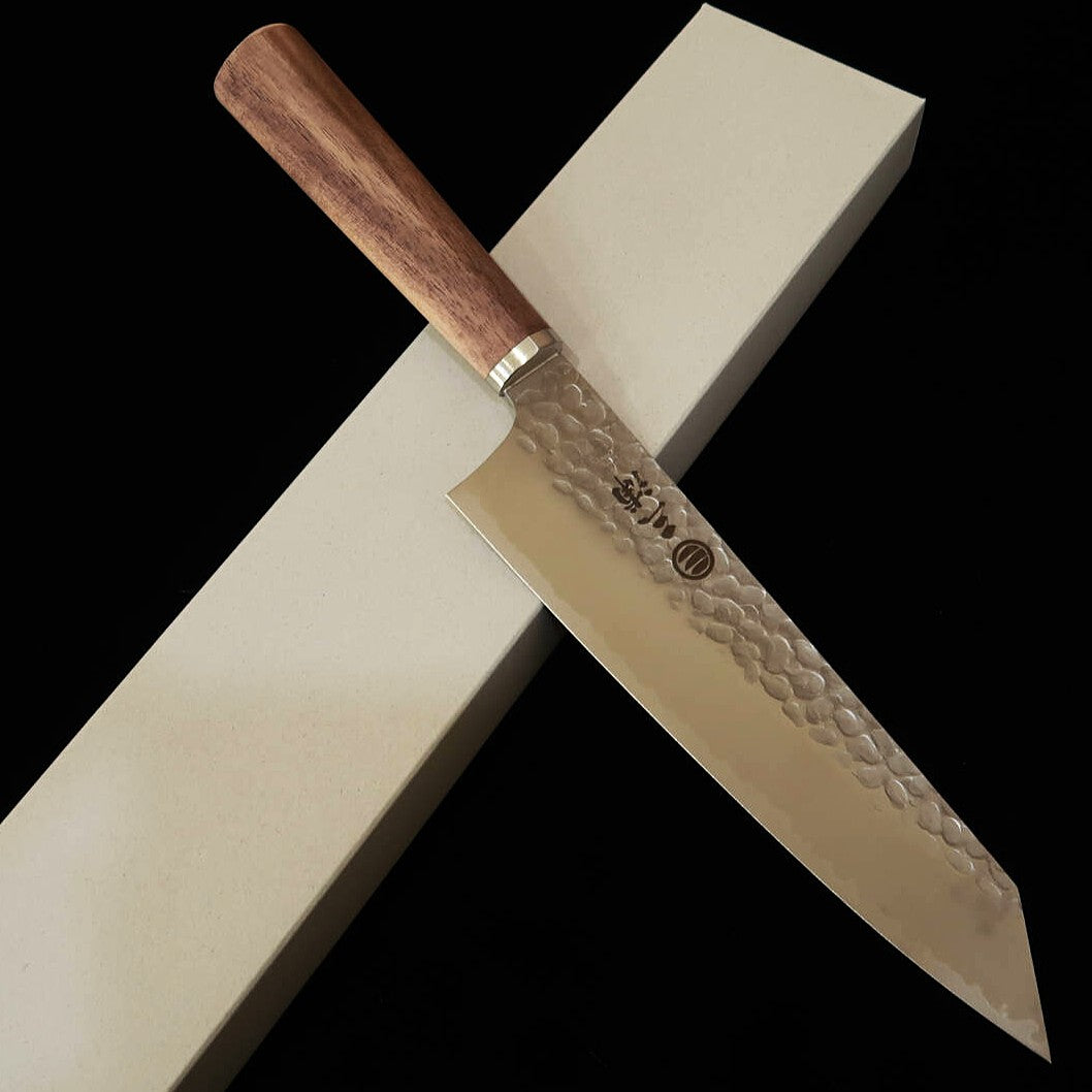 三浦 MIURA 切付 VG10 鎚目 ウォルナット柄(180mm)