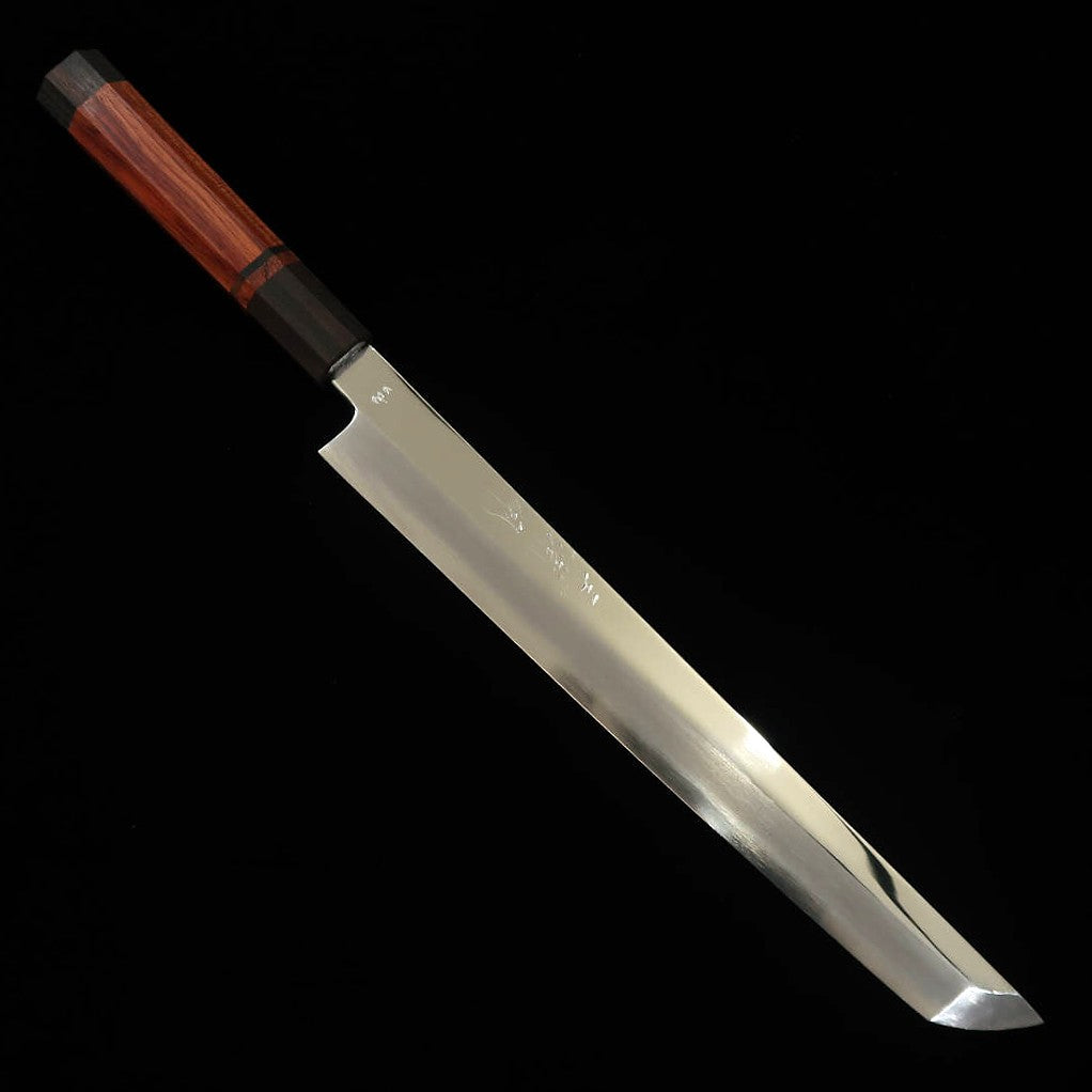 Sakimaru Yanagiba MIURA Obidama Inox VG10 polida Cabo de bubinga (270mm)