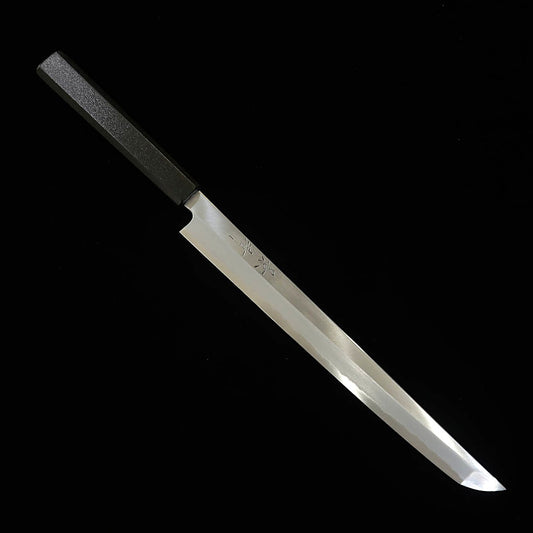 Sakimaru Sujihiki KAGEKIYO doble filo, shirogami nº2, mango lacado (270 mm)