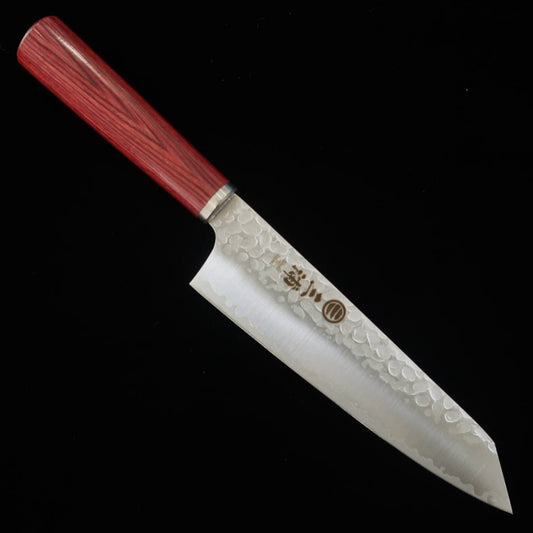 三浦MIURA 切付 VG10 鎚目 赤合板柄 (165mm)