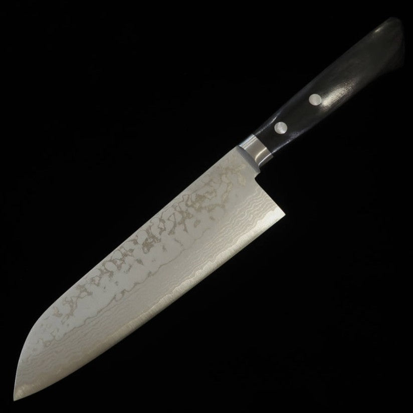 三浦MIURA 三徳 VG10 ダマスカス 黒柄 (165mm)