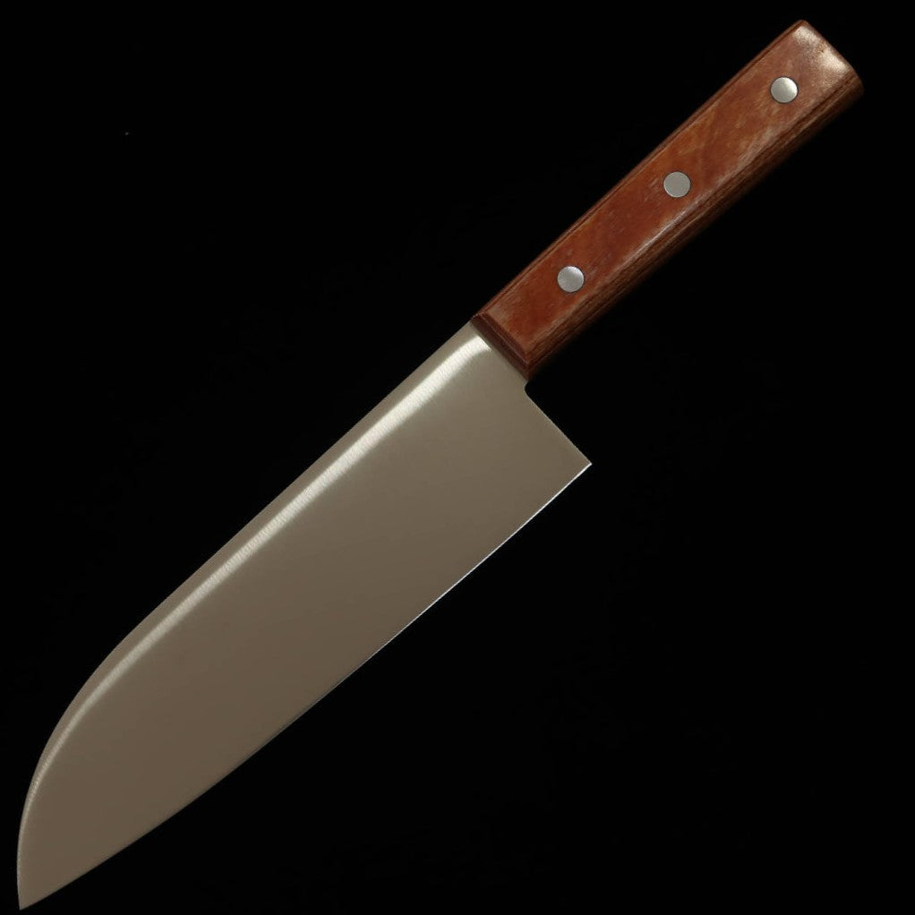 Santoku SAKAI ICHIJI Aço inoxidável cabo marrom (180mm)