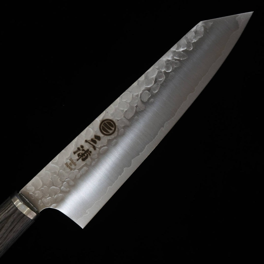 MIURA Kiritsuke Stainless steel Hammered Plywood handle (165mm)