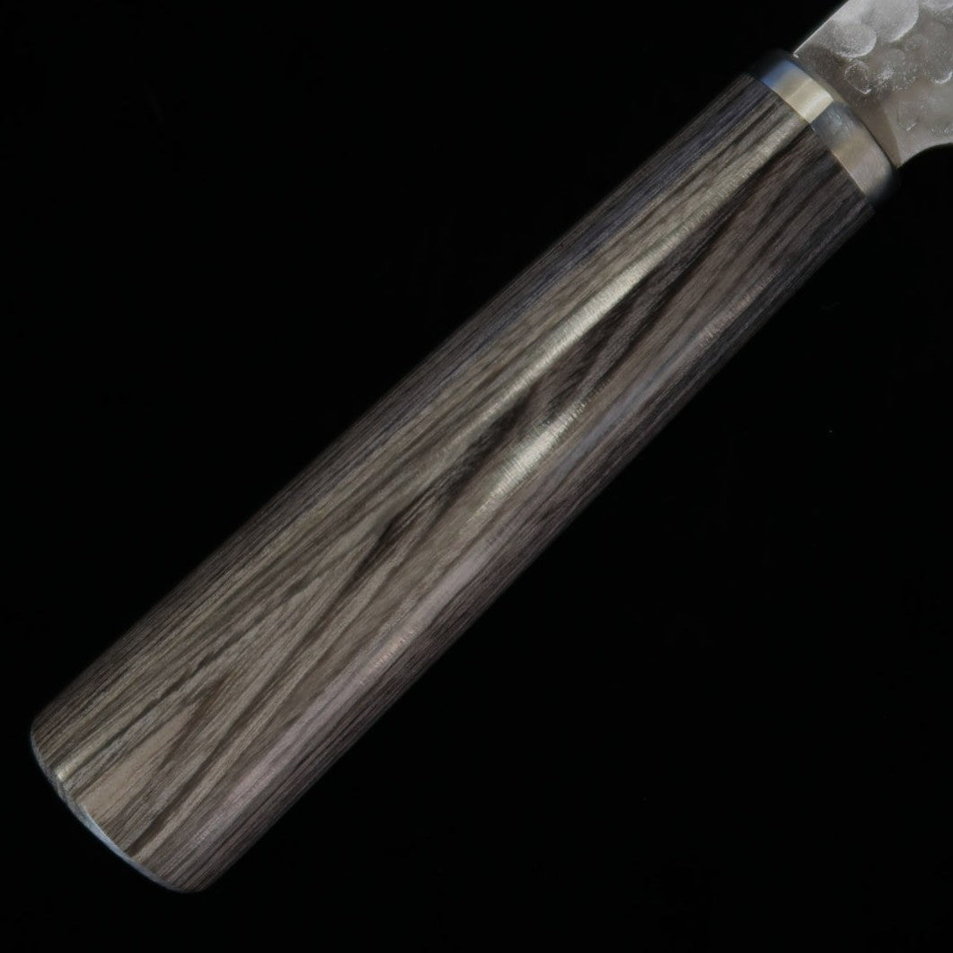 MIURA Kiritsuke Stainless steel Hammered Plywood handle (165mm)