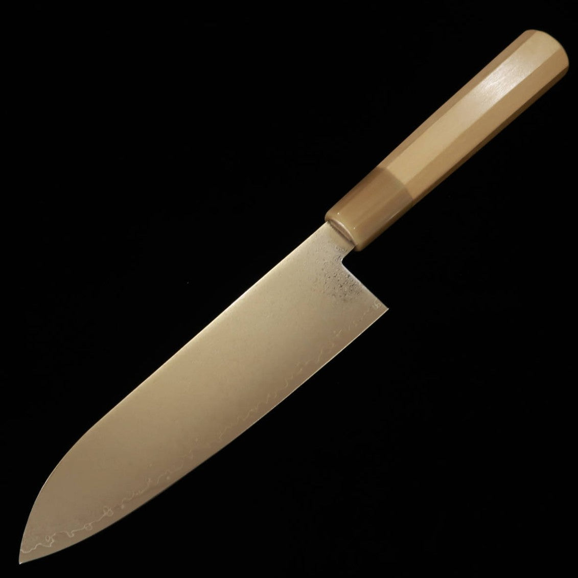 MIURA VG-10 Santoku Damasco mango octogonal de magnolia (180 mm)