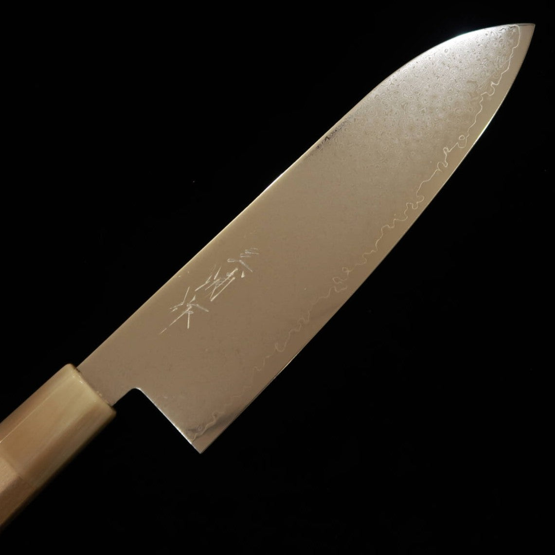 MIURA VG-10 Santoku Damasco mango octogonal de magnolia (180 mm)