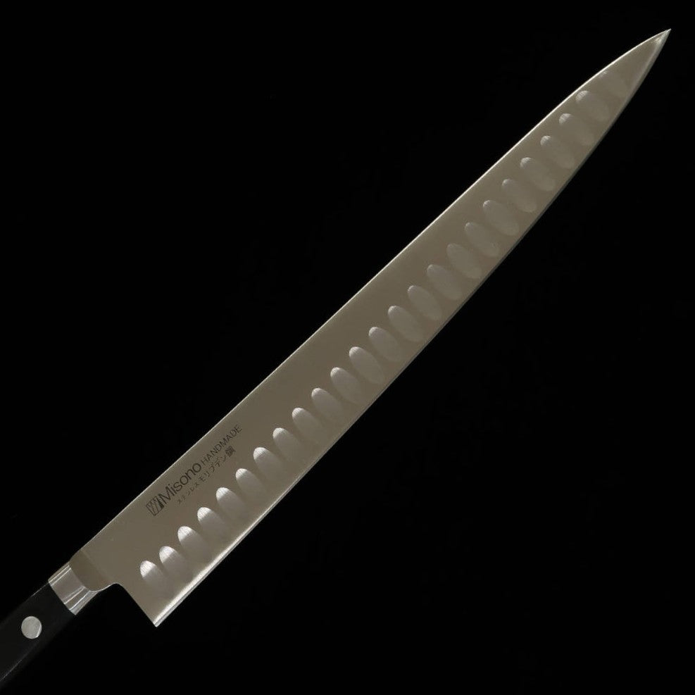 ミソノMISONO モリブデン鋼 筋引 サーモン型 黒合板柄 (240/270mm)