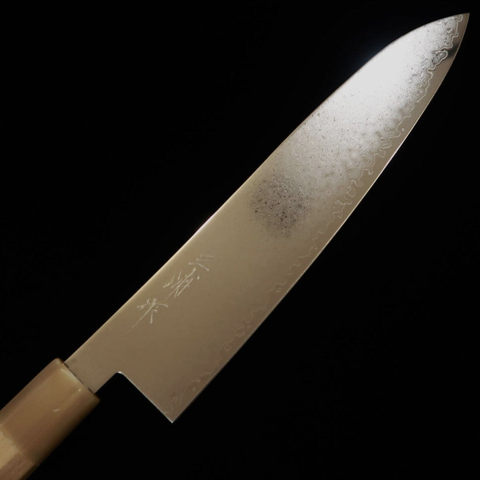 三浦 MIURA VG-10 牛刀 ダマスカス 朴八角柄 (210mm)