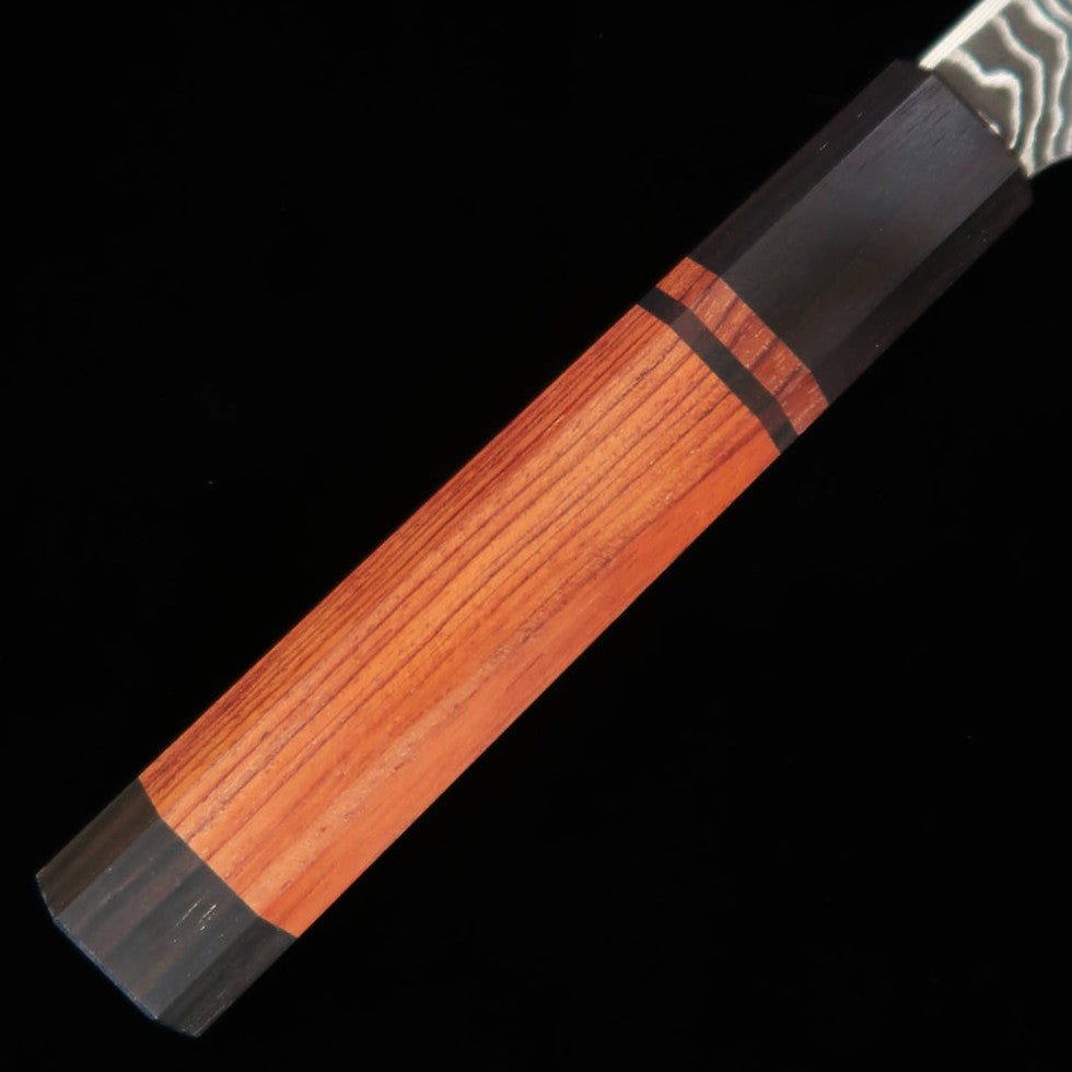 初心HATSUKOKORO ヨロコビSP 切付牛刀 SLD 黒打ちブラスト仕上げ ブビンガハンドル (210mm)