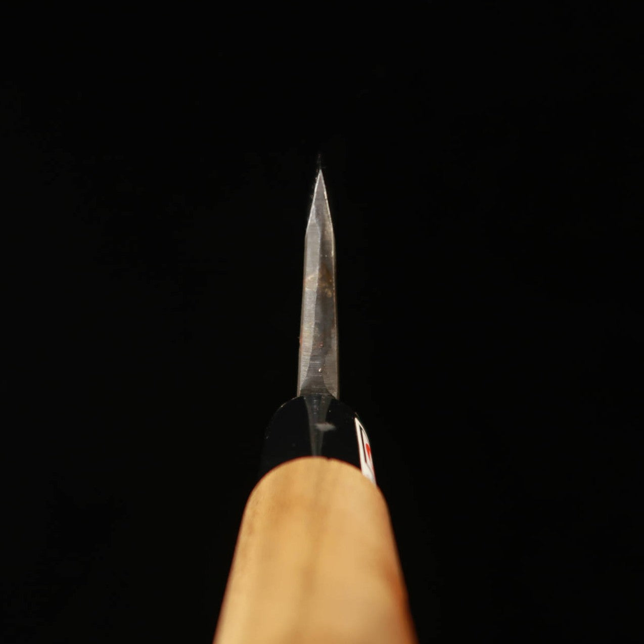 池浪刃物 IKENAMI HAMONO 白紙一号 桜柄 鹿の骨おとし (125mm)