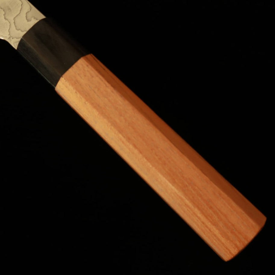 Yuta Katayama VG10 Damas nickel Finition patinée Sujihiki Manche octogonal en orme (240/270 mm)