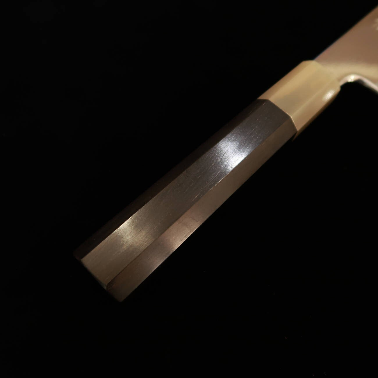 Gyuto Miura Itadaki Single-Edged, Shirogami No. 2, Mirror Finish, Ebony Octagonal Handle (210/240mm)
