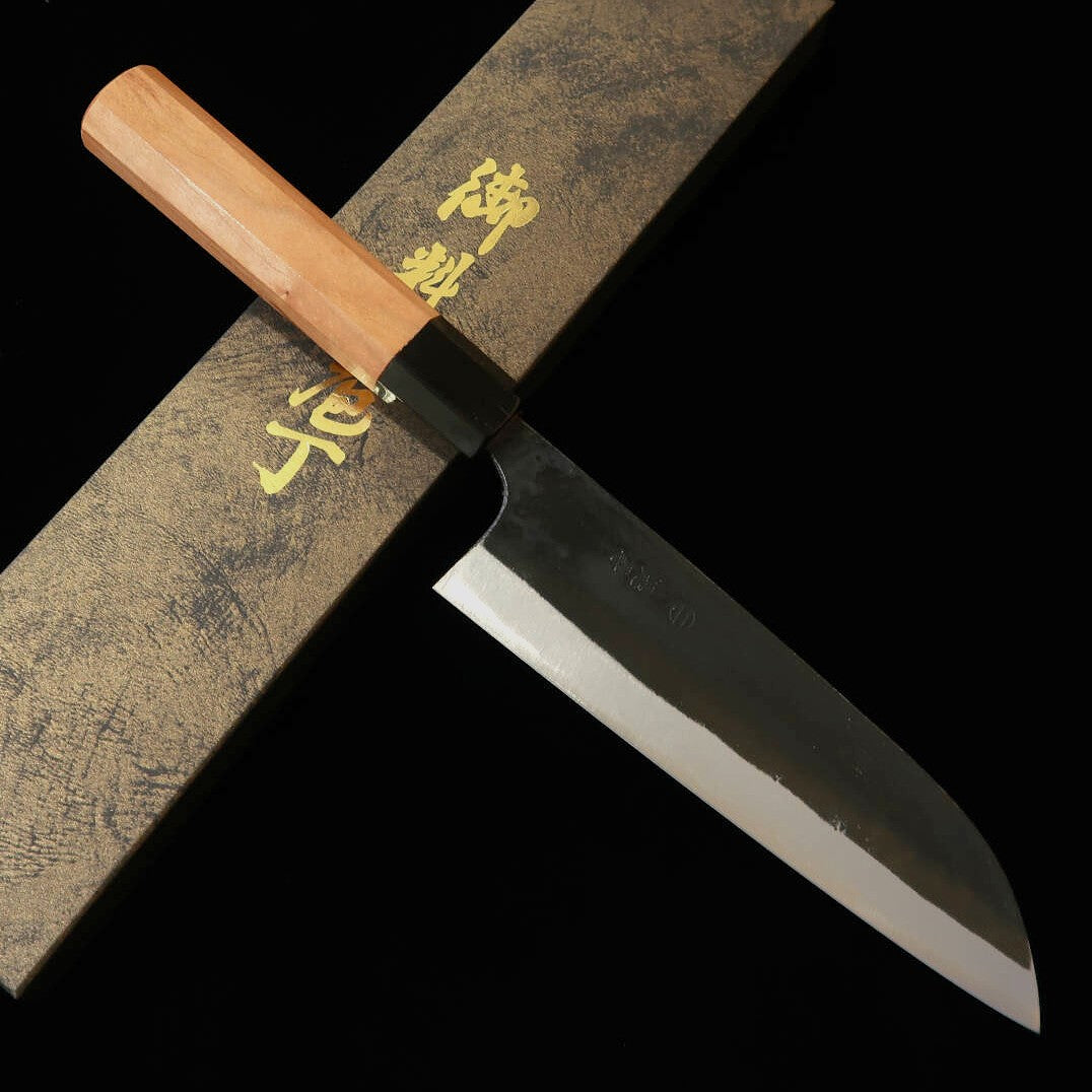 三浦MIURA 鬼尋 三徳 青紙一号 水牛桜柄 (165mm)