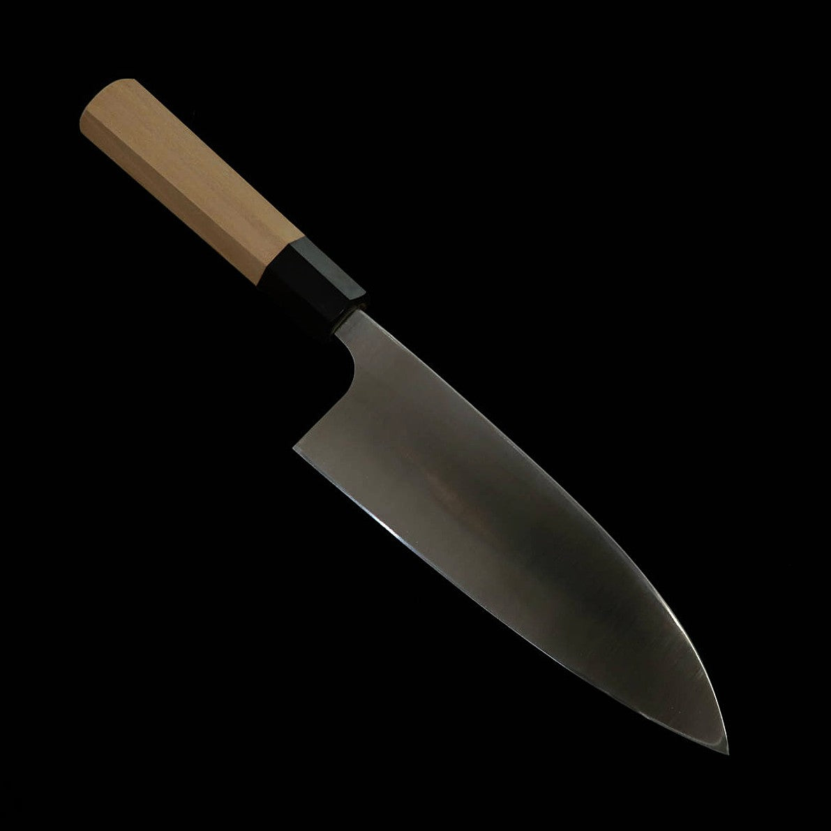 MIURA Deba pour gaucher Acier Gin-san No.3 Finition bois de polissage Manche octogonal en magnolia (165/180 mm)