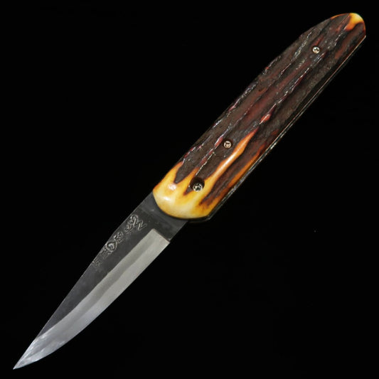 Takeda Hamono Moriya Made god of Bitchu Indian Stag Aogami Super