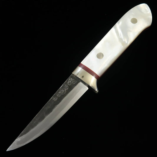 Takeda Hamono Moriya Made Sheath Knife Pearl Handle