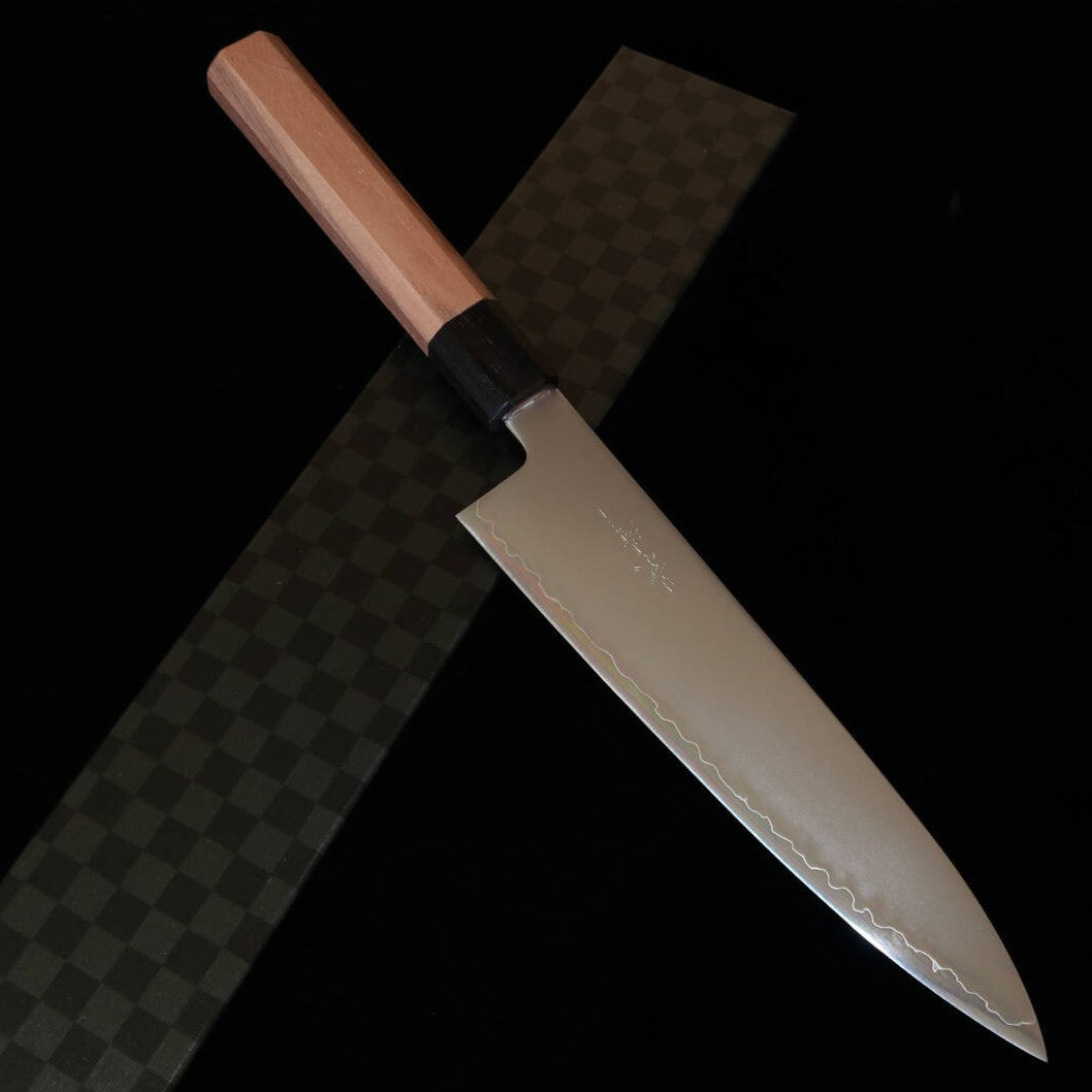 景清KAGEKIYO 牛刀 クロマックス セミステンレス ウォルナット八角柄(210mm)
