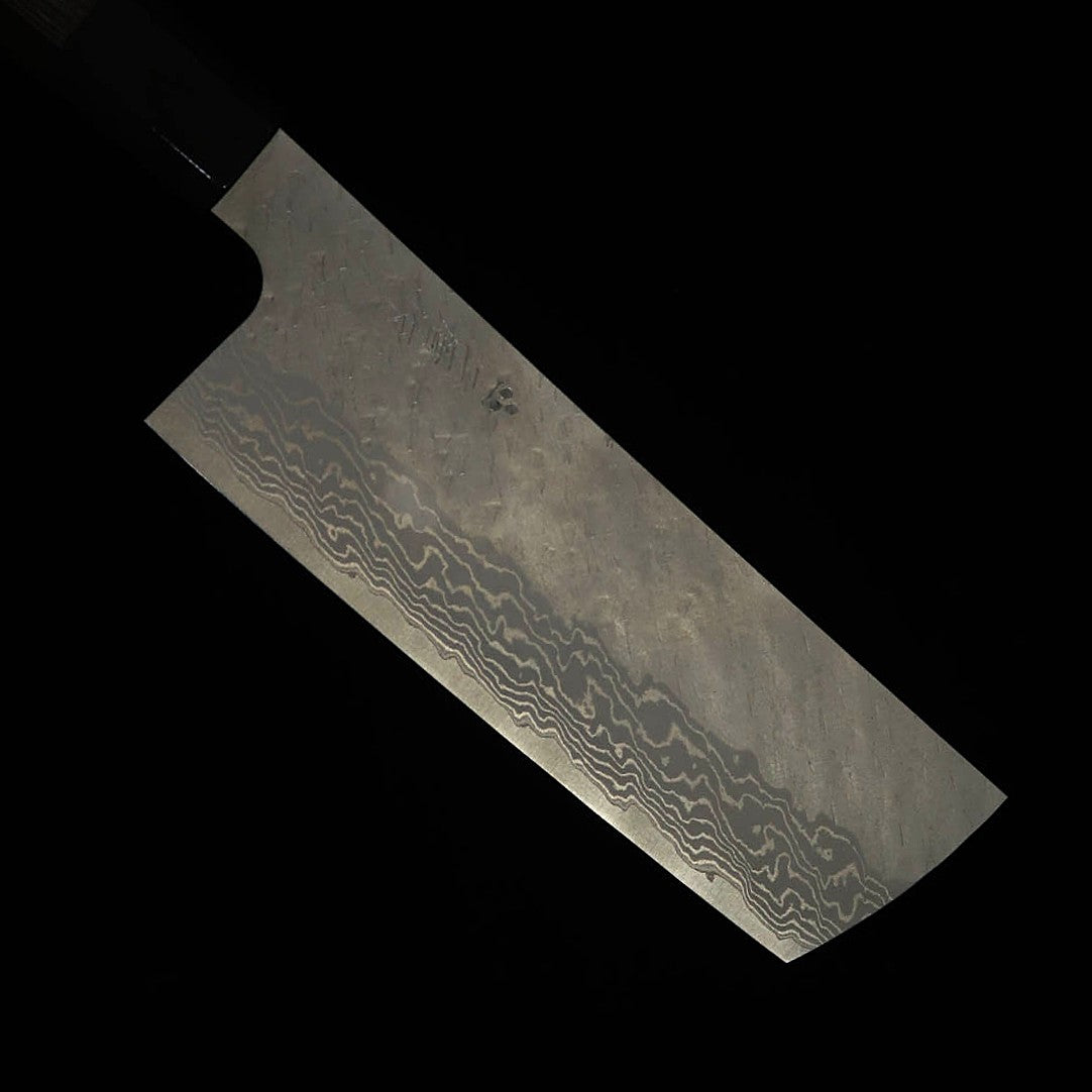 NIGARA Sakimaru Nakiri VG10 Hammered Damascus Wenge Handle (165mm)