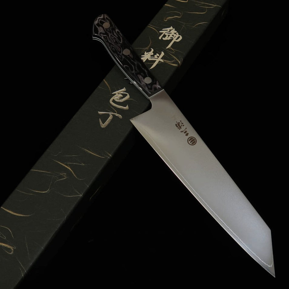 三浦MIURA 切付牛刀 SLD 黒合板 カラーライン(210mm)