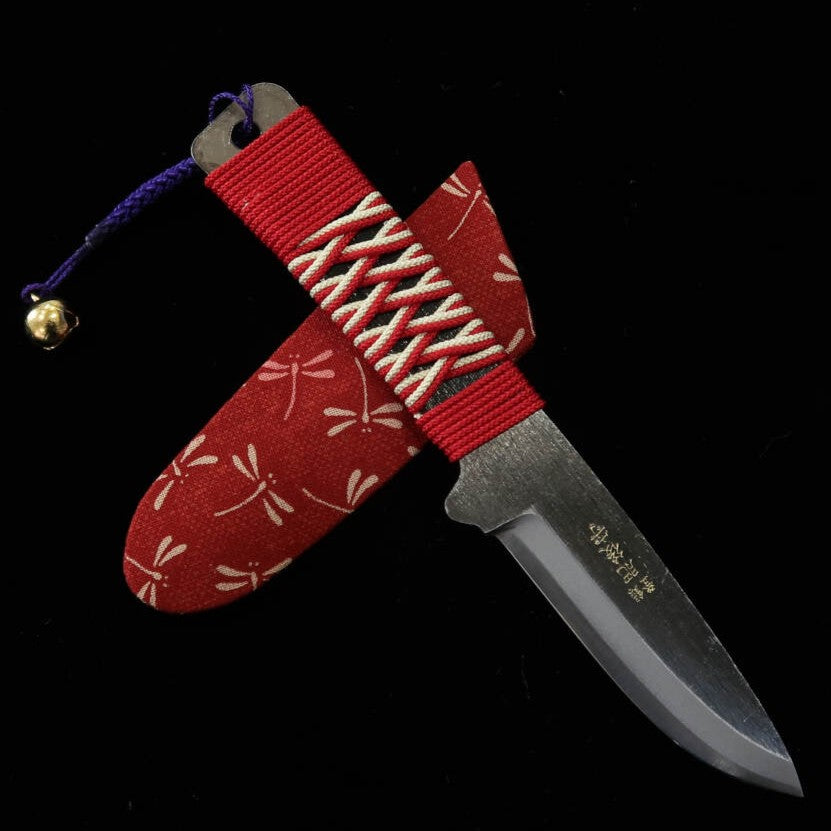 Nagaokamekoma HIGONOKAMI Cuchillo multiusos Acero Shirogami -A- (65mm)