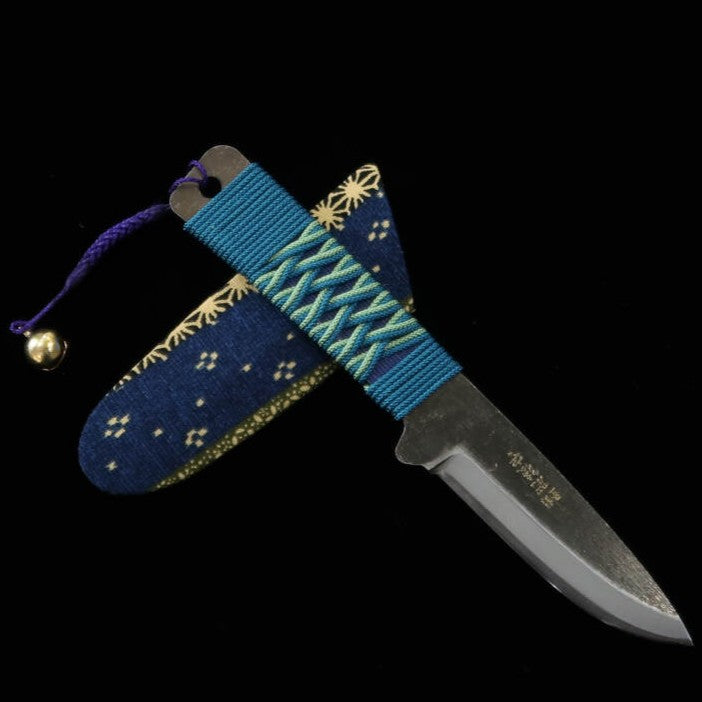 Nagaokamekoma HIGONOKAMI cuchillo multiusos Shirogami -D- (65 mm)