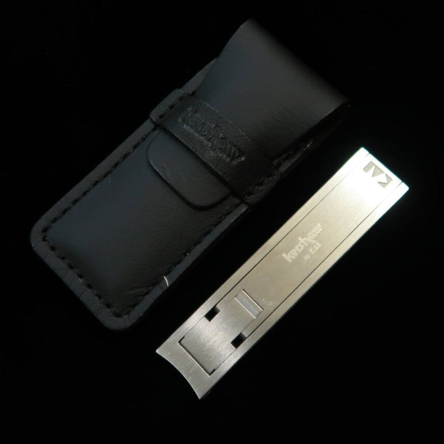 Kershaw Nail Clippers, Leaf Type, with Leather Case, PQ-1002