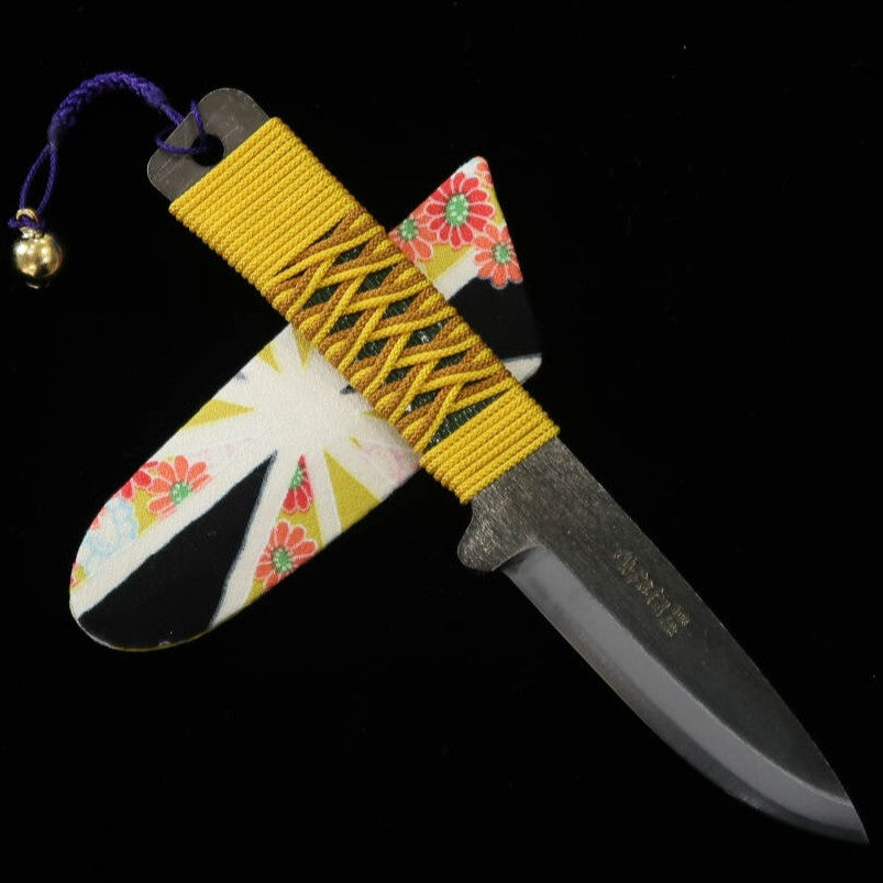 Nagaokamekoma HIGONOKAMI Cuchillo multiusos Acero blanco -E- (65mm)