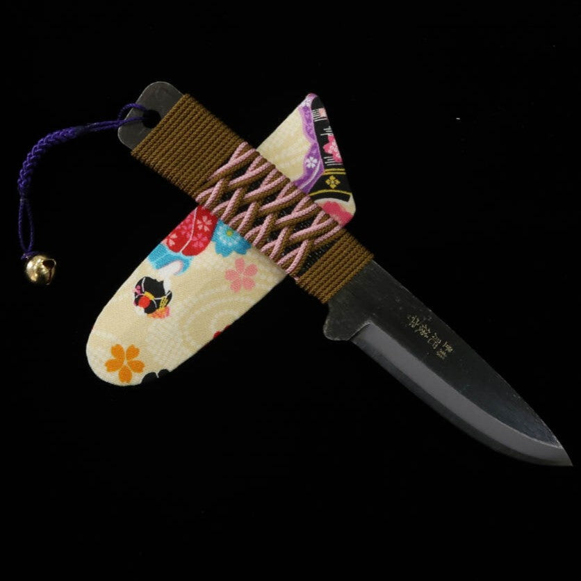 Nagaokakanekoma HIGONOKAMI cuchillo multiusos, acero blanco -J- (65 mm)