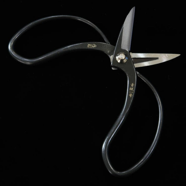 MIURA Okubo scissors Yasunori brand Aogami No.1 Black box (180mm)
