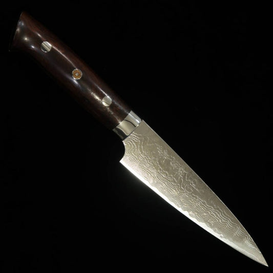 Takeshi Saji SAJI TAKESHI R2 Acabamento Diamante Petty Cabo em Ironwood (135mm/150mm)