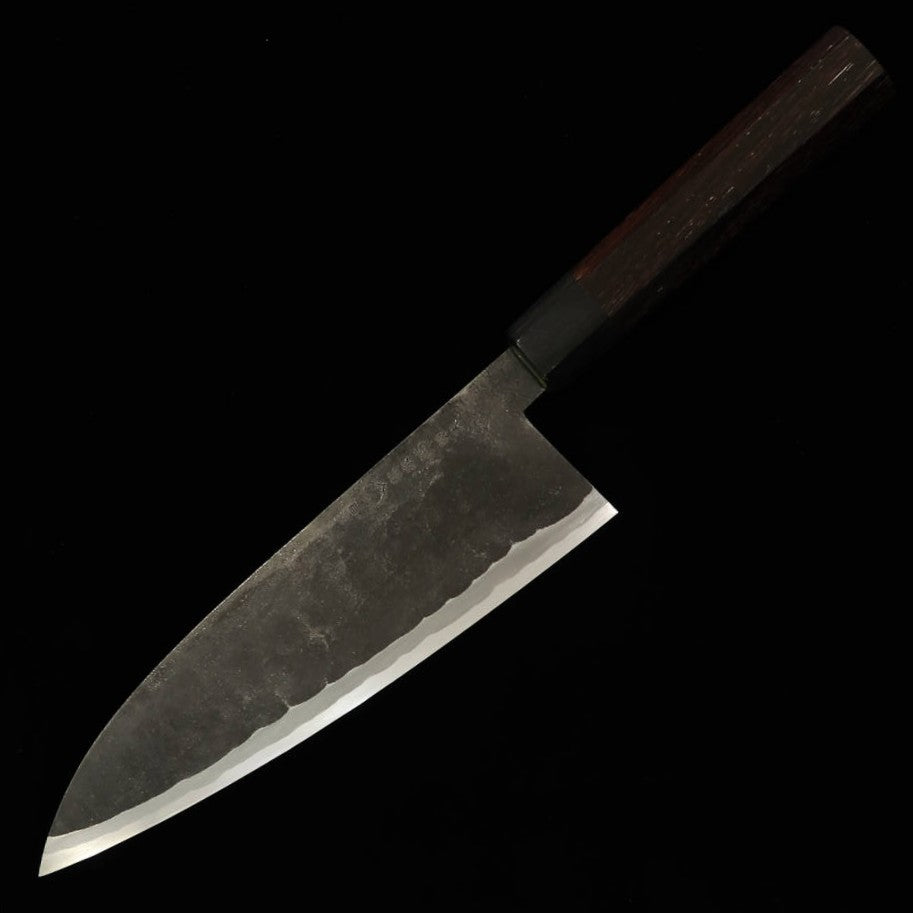 Takeda Cutelaria Forja manual de Bitchu, Deba duplo extra grande, aço Hitachi Aogami Super (240mm)