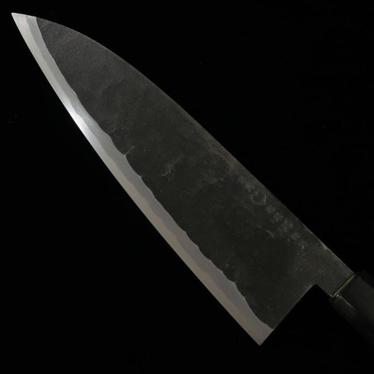 Takeda Cutelaria Forja manual de Bitchu, Deba duplo extra grande, aço Hitachi Aogami Super (240mm)