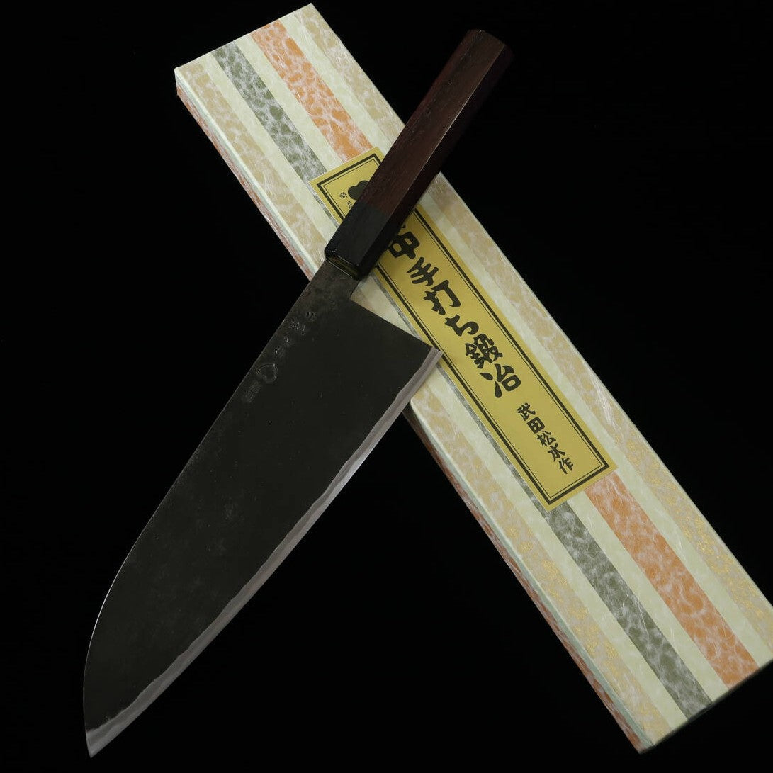 TAKEDA Bitchu forjado a mano Gyuto (pequeño) acero Hitachi Aogami Super (210mm)