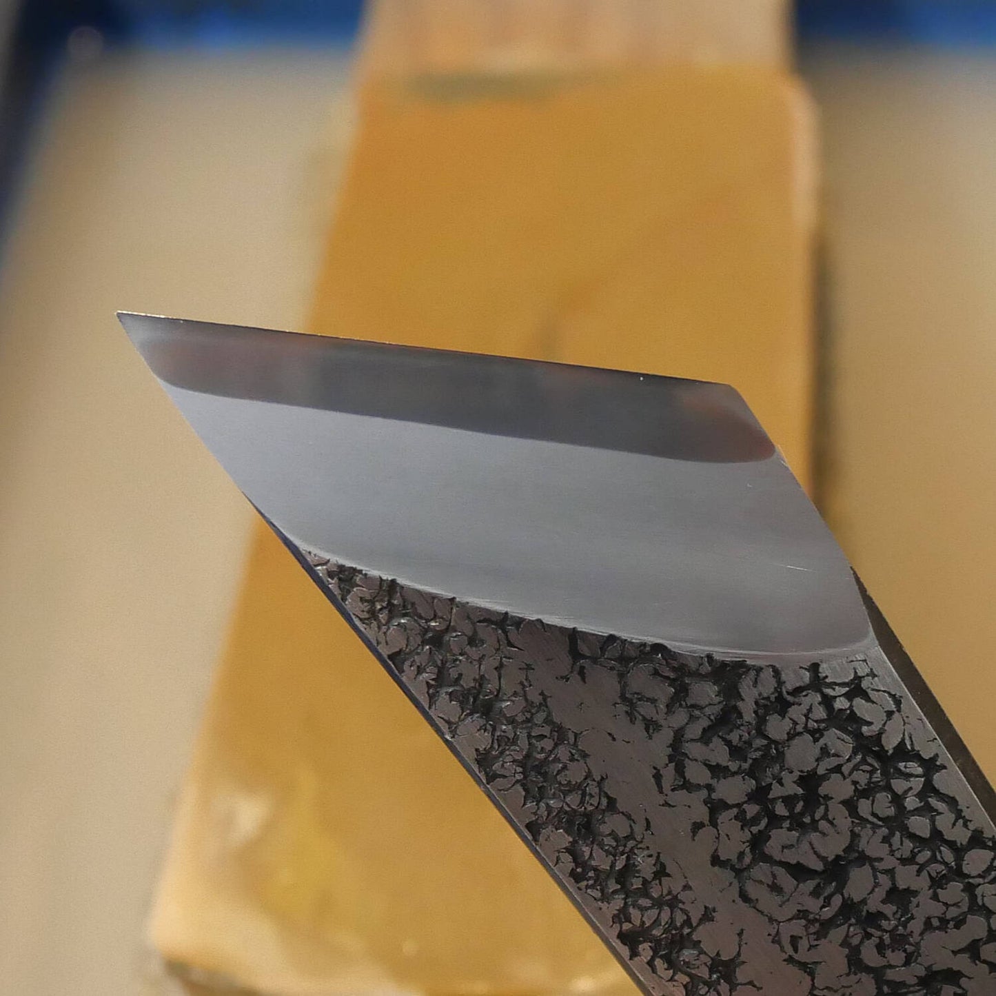 Pedra de Amolar Natural Umajimayama Tipo 60 Rara Vermelho-Amarronzada Excelente 71×193×27mm