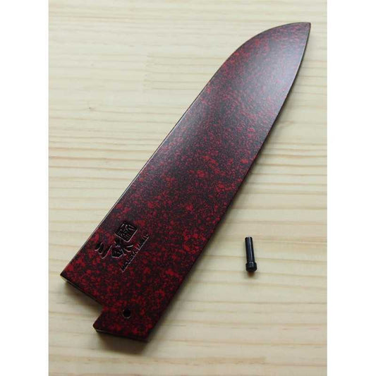 ZANMAI Fourreau pour Santoku, rouge (180 mm)