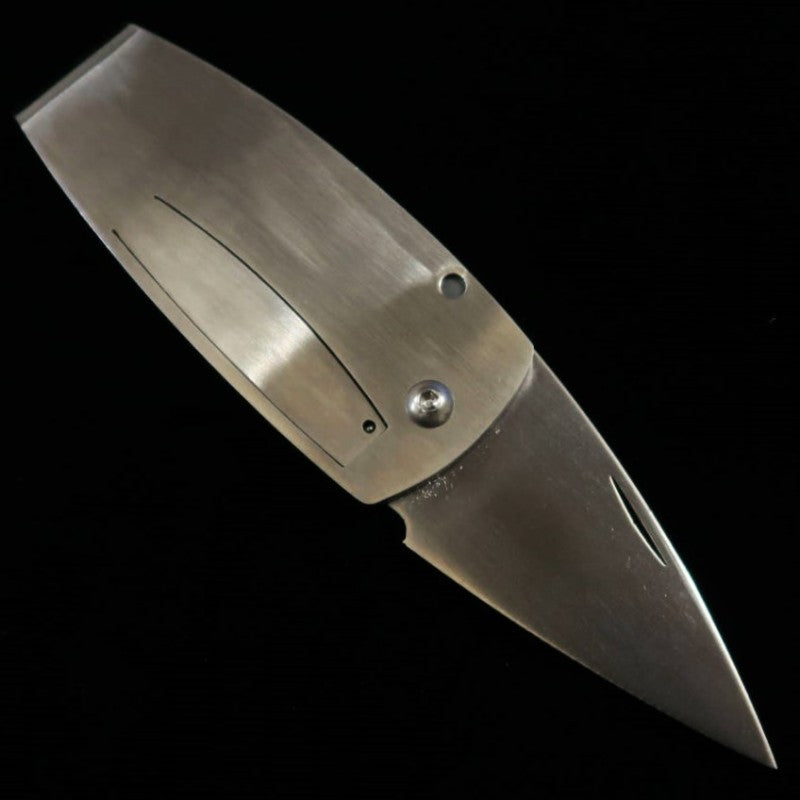 MCUSTA Money Clip Knife "Family Crest series" Wisteria (50mm)