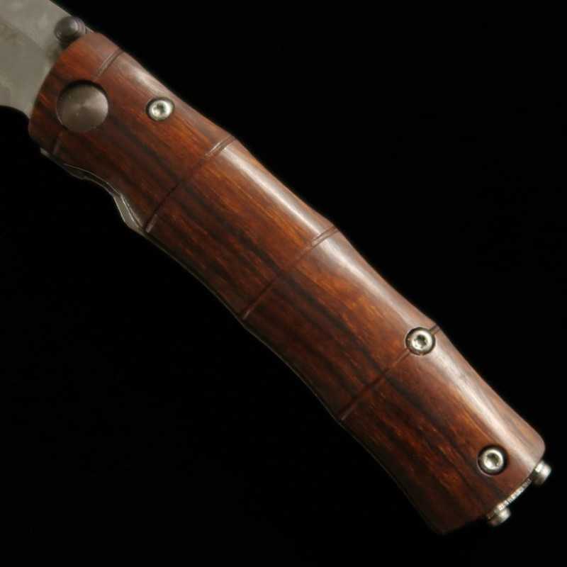 Mcusta Shinra Emotion Series Bamboo Damascus VG-10 Ironwood MC-0074DI - (71mm)