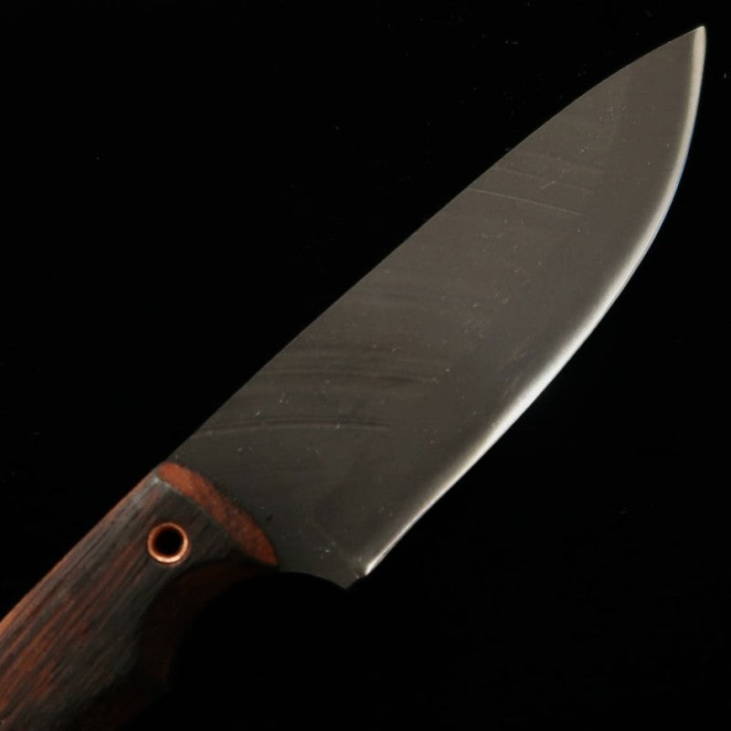 Petty Zero Kaji Black Cat Capers B-1 Modelo 80crv2 Cabo de madeira natural com bainha de Kydex (95mm)
