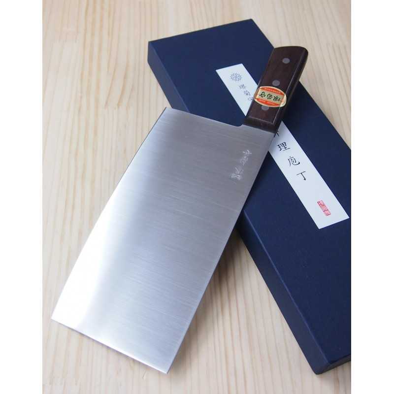 Cutelo Chinês de aço inoxidável Sakai Kikumori (220mm)