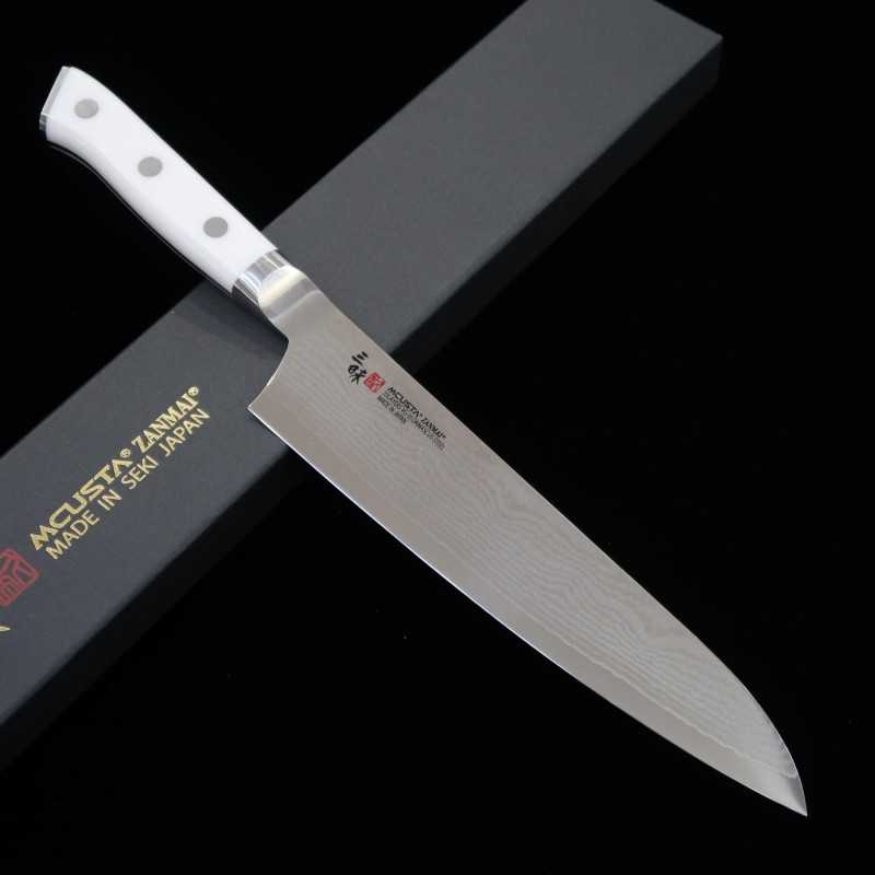 MCUSTA ZANMAI Gyuto Classic Damascus Corian (180-240mm)