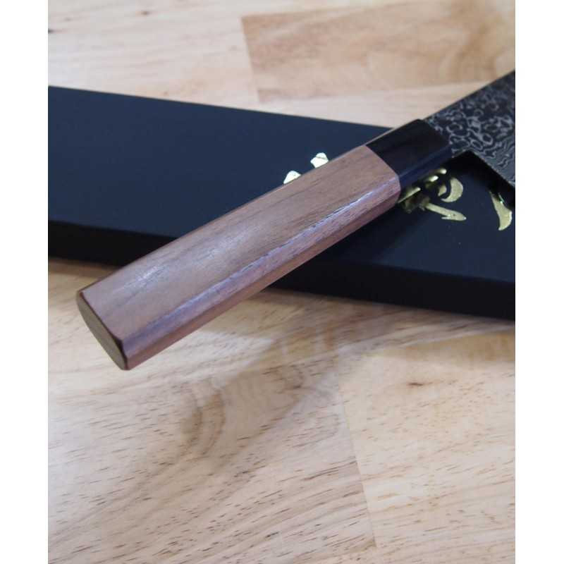 Faca japonesa do chef KAGEKIYO ZA-18 black damascus (210/240mm)