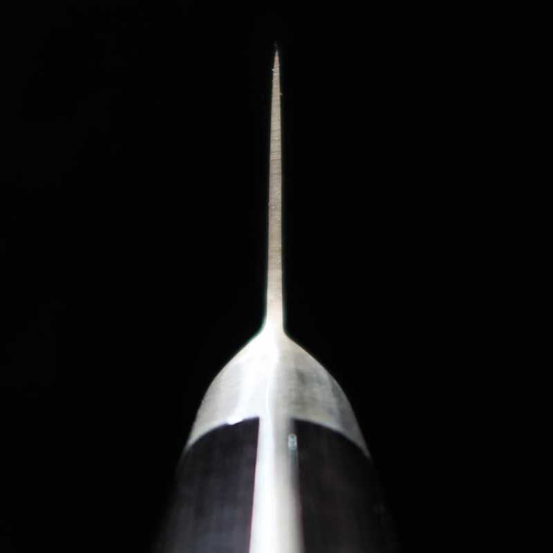 Gyuto MISONO acero al carbono EU, mango de contrachapado negro (180-270 mm)