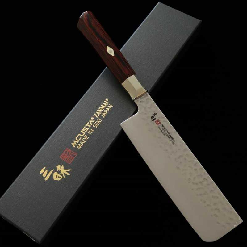 Nakiri MCUSTA ZANMAI Supreme acabado martillado (165 mm)